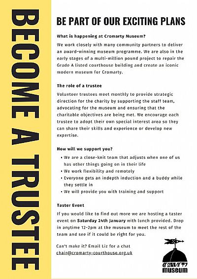 poster for courhouse re-opening